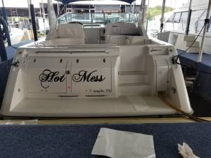 Boat Lettering from Joy T, TX